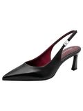 Tamaris Dames Slingpumps 1-29612-47 003 Zwart Leer Maat 40 EU