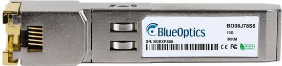 BlueOptics AOM-AQS-107-B0C2-CX netwerk transceiver module Vezel-optiek 10000 Mbit/s RJ-45
