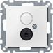 Merten 297419 Plaque murale/cache d'interrupteur blanc