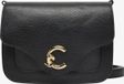 Coccinelle C-Me Shoulder Bag Black Leather Women's