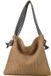 Non-branded Sac bandoulière Sac de plage Sac bandoulière tissé Poignée Sac fourre-tout en rotin tissé Sac fourre-tout d'été pour femmes Sac fourre-tout de plage Sac bandoulière pour le voyage