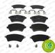 FERODO FDB1473 PREMIER remblokkenset, schijfrem - (4-delig) - (4 stuks) | Compatibel met: LAND ROVER FREELANDER I, LAND FREELANDER I Soft Top