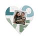 Puzzle cœur personnalisé - 23 pièces