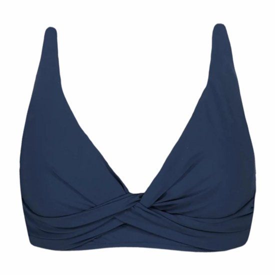 Barts Solid Multifit Triangel Bikini Top Dames Blauw Maat 42