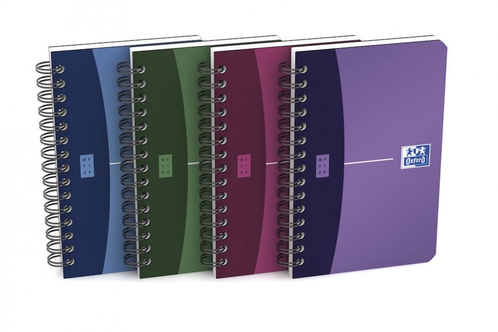 Oxford Office Urban Mix Notitieboekje - 9x14cm - Geruit - Assorted Colors