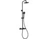 Badplaats Douchestangset Samar – Zwart – Doucheset Voor Regendouche – Met Handdouche