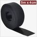 Quadrios 24CA309 Velcro pour regrouper Boucle et crochet (l x L) 5 m x 4 cm Noir 5 m