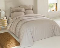 VISION home VISION Athony Dekbedovertrekset - 100% katoen - Beige - 200 x 200 cm