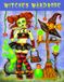 Witches Wardrobe Relaxing Illustrations for Colorists of all ages Hand Drawn by Deborah Muller