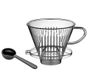 Cilio Koffiefilter maat 4, acryl, wit, 14,5 x 10,5 x 14,5 cm