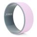 TREXO Yogawiel milieuvriendelijk paars 32 cm x 13 cm TPE/PP antislip