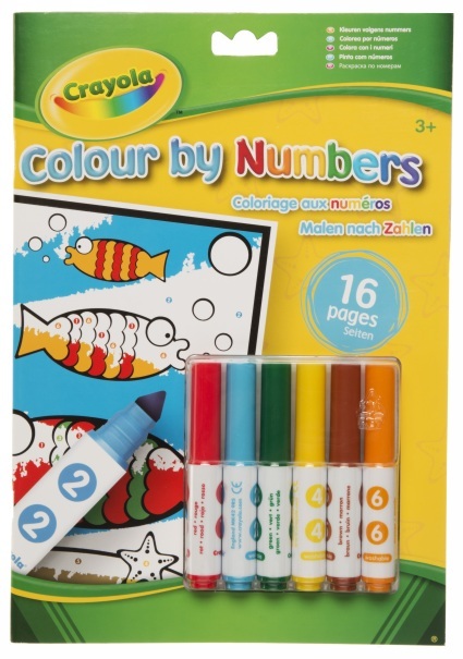 crayola Nummer Kleurboek