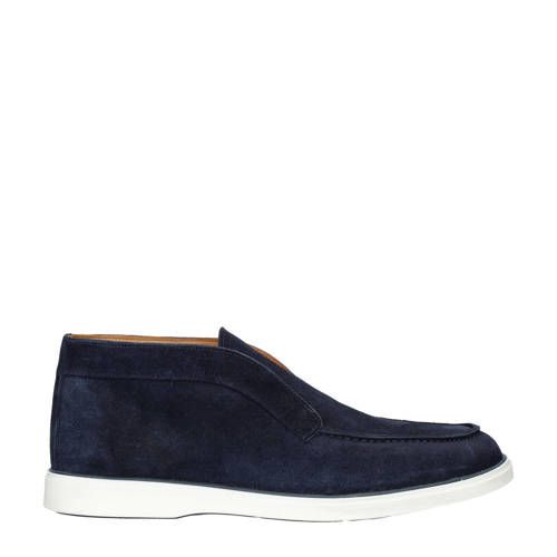 Nelson suède loafers donkerblauw