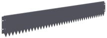 Bordure de pelouse Acier anthracite 10 pièces 103 x 15 cm