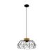 EGLO Padstow hangende plafondverlichting E27 Zwart, Staal, Hout