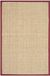 SAFAVIEH Natuurlijke Vezel Collectie 2'6" x 4' Rode NF114D Grens Mandweave Zeegras Accent Rug