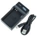 vhbw USB-acculader compatibel met Swisstone BBM 625, MP03, MP22, MP33, SC 230, SC 330, digitale camera, camcorder, accu actiecamera