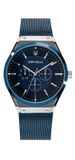 ORPHELIA OR72902 - Heren Polshorloge - RVS - Blauw - 41 mm