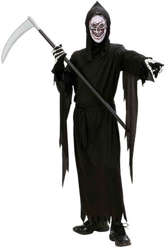 Generik Zwart Reaper kostuum voor kinderen - Verkleedkleding