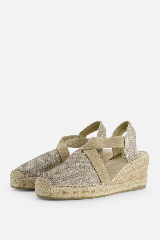 Toni Pons Triton Espadrilles Dames - Platinum - Maat 40
