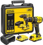 Stanley SFMCD720D2K FATMAX® V20 Accu Schroefboormachine 18V 2.0Ah - Inclusief Koffer