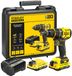 Stanley SFMCD720D2K FATMAX® V20 Accu Schroefboormachine 18V 2.0Ah - Inclusief Koffer