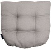 Merkloos Madison Napels Tuinkussen Set van 4 Taupe Wicker Zitkussen 46x46x6 cm Katoen Waterafstotend