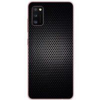 Samsung Galaxy A41 Dark metal bedrukt siliconen hoesje