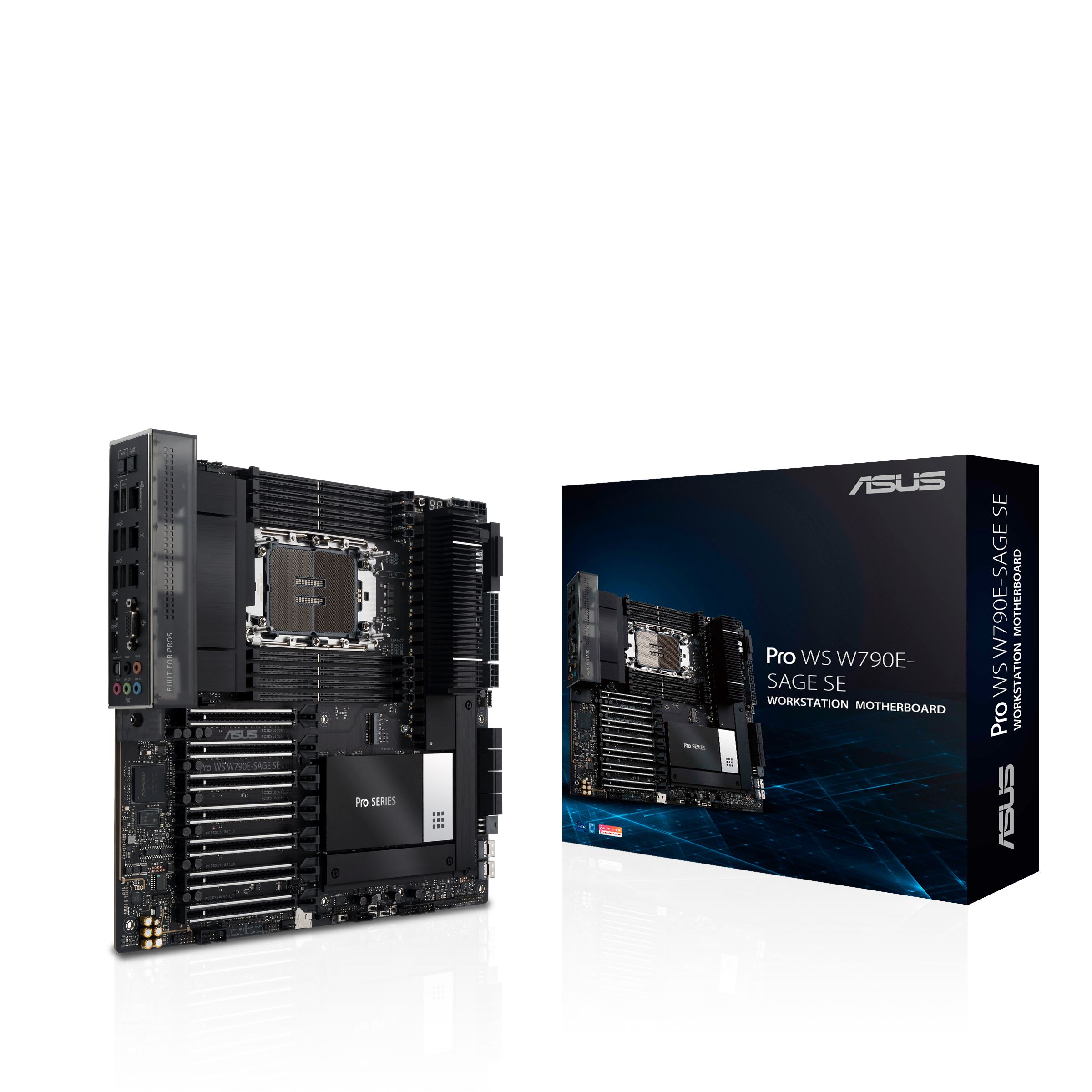ASUS PRO WS W790E-SAGE SE - Intel W790 - LGA 4677 (Socket E) - EEB Motherboard