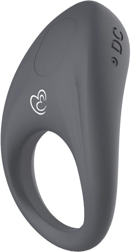 EasyToys Ring Play – Grijs Cockring – Vibrerende Penisring voor Mannen en Stellen – USB Oplaadbaar – Waterdicht