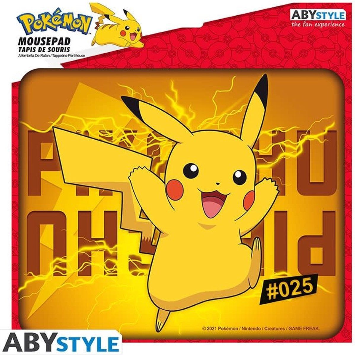 Abysse Pokemon Flexible Mousepad - Pikachu - Merchandise