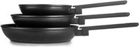 Ibili Duero Poêle 18-22-26 cm 3 unités Argent