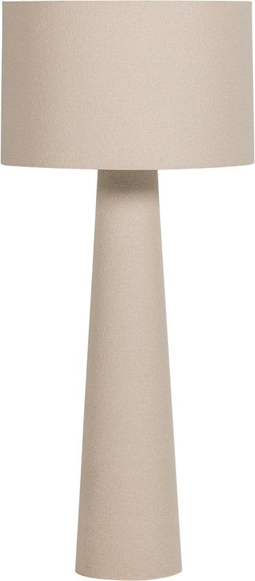 WOOOD Loft Vloerlamp XXL Metaal/Bouclé Naturel 160x70x70 CM