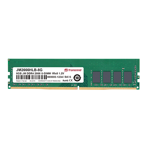 Transcend JetRam JM2666HLB-8G - 8GB DDR4 2666MHz - Geheugenmodule