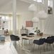 Muuto Lampe suspendue Strand Blanc Résine de noix de coco Designer Benjamin Hubert