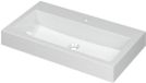 Wastafel INK Momento Wastafel Polystone met 1 Kraangat - 800x450x90 mm - Glans Wit