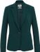WE Fashion Dames getailleerde jersey stretch blazer Sea Green 3XL