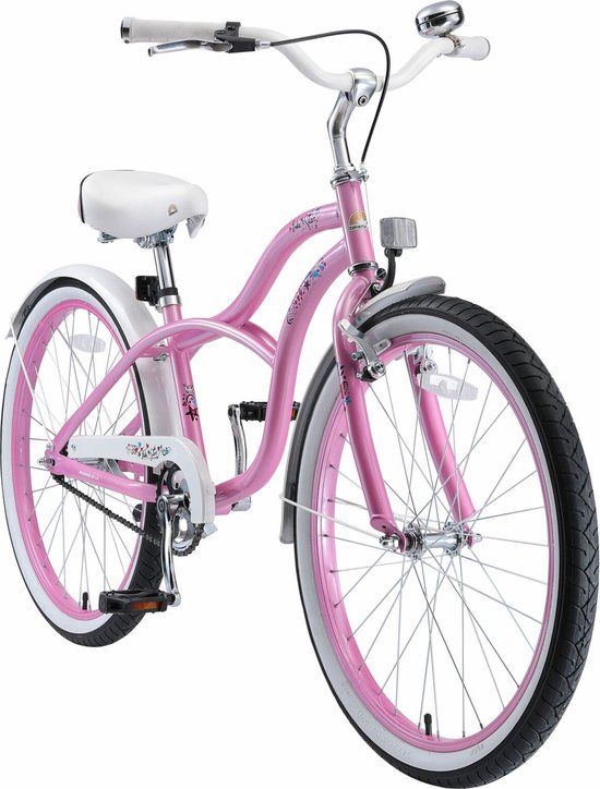 Bikestar Classic Kinderfiets - 24 inch - Roze