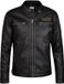 Petrol Industries Heren Doorgestikt PU racer jack steeljunction - Zwart - Maat XL