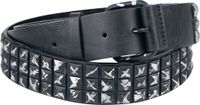 Rock Rebel by EMP Zwarte riem met studs in used look - Unisex - 115 cm