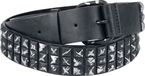 Rock Rebel by EMP Zwarte riem met studs in used look - Unisex - 115 cm