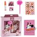 ARTESANIA CERDA Minnie Journal Set - Journal pour enfants avec stylo fuzzy, autocollants et accessoires sur le thème de Minnie Mouse pour les filles créatives qui aiment écrire, dessiner et personnaliser leur propre monde
