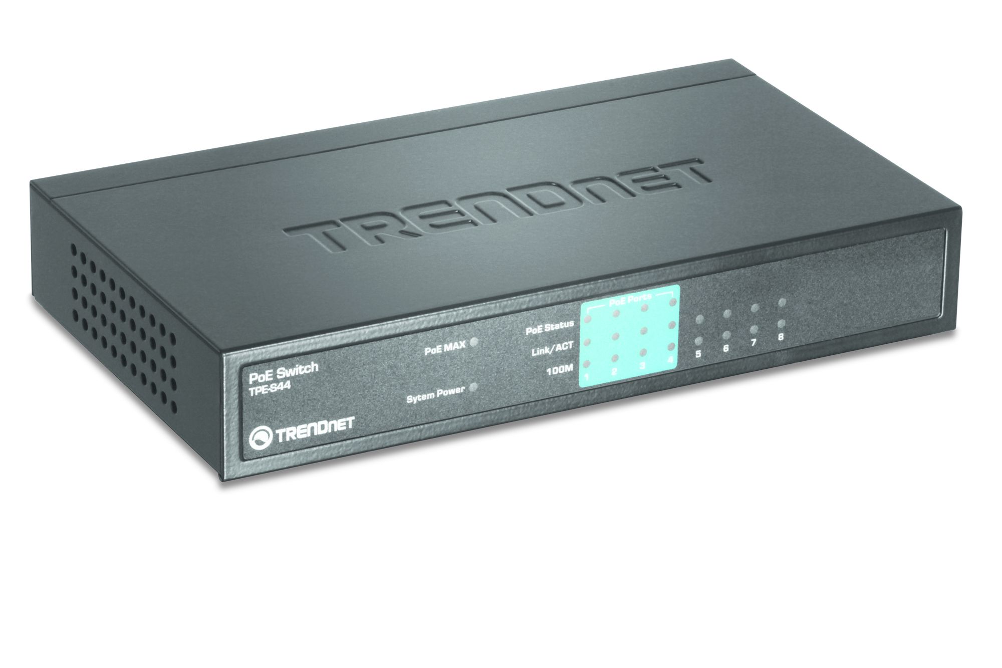 TRENDnet TPE-S44 - Netwerk switch - Blauw