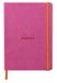 Rhodia Softcover Notitieboek – A5 – 160 Bladen – Gelijnd – Ivoorkleurig Papier 90 g/m² – Met Elastieksluiting - Fuchsia