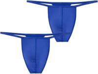 HOM G-String Plumes Blauw Heren XL