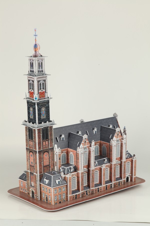 Tucker's Fun Factory 3D Gebouw - Westerkerk Amsterdam (168 stukjes)