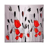 Homemania Muurfoto, bloemen, natuur, voor woonkamer, slaapkamer, meerkleurig, 60 x 3 x 60 cm, HM20KNV60 x 60 – 216, polyester, hout