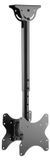 KIMEX Support plafond pour 2 écrans TV 23"-43" Hauteur 56-91cm Inclinable