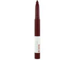 Maybelline SuperStay Ink Crayon Lipstick - 65 Settle for More - Bruin - Matte Lippenstift - 14 gr.