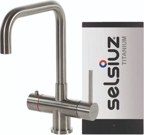 Selsiuz kranen Selsiuz Haaks RVS (Inox) 350262 - Kokend-water-kraan - 3 jaar garantie